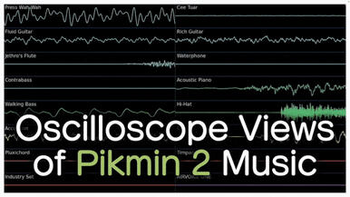 Oscilloscope Views of Pikmin 2 Music